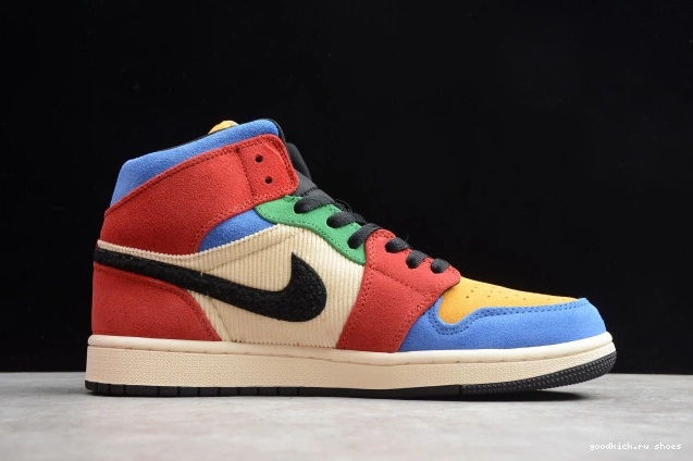 Cheap SE Great Jordan Fearless Blue the 1 Air Mid CU2805-100 0711